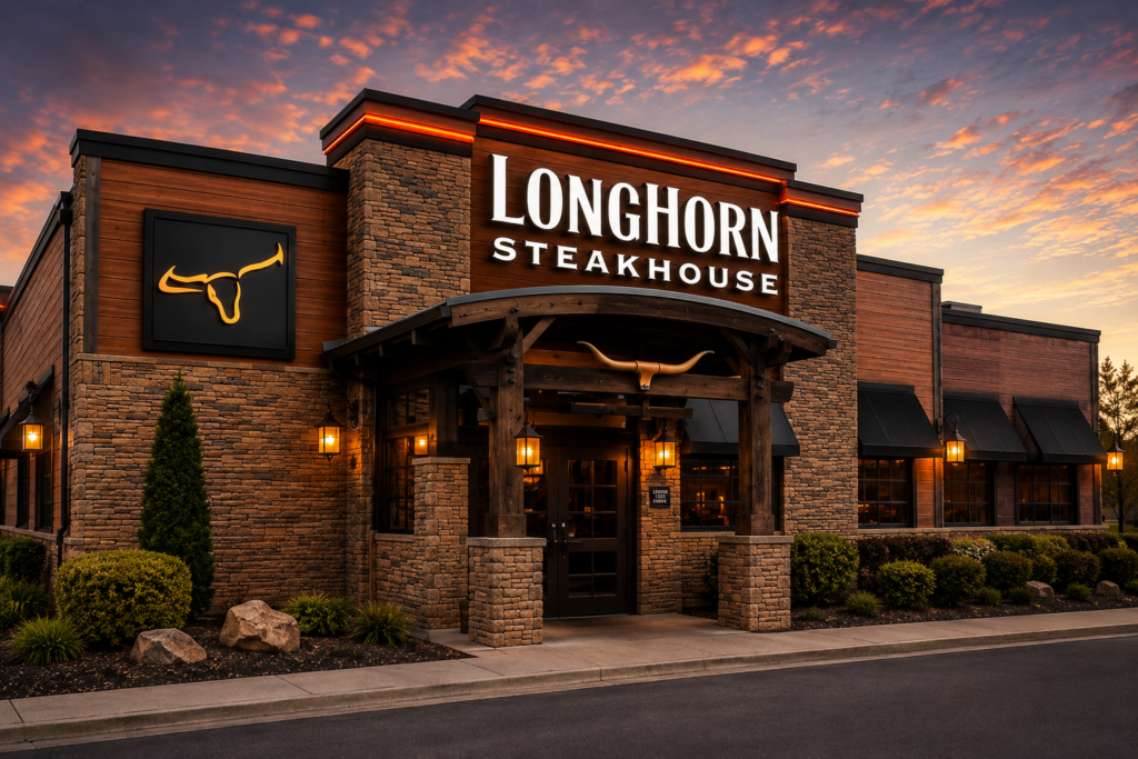 LongHorn Menu with Prices 2026 restaurant exterior and entrance