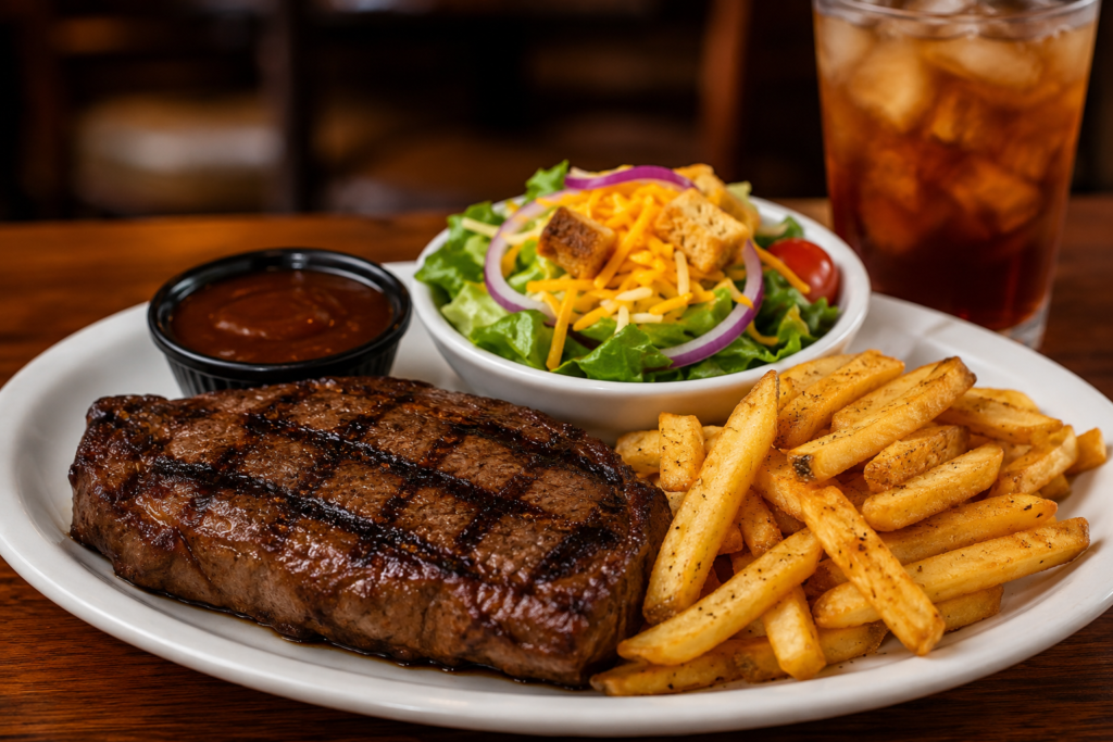 LongHorn lunch menu with prices 2026 featuring affordable lunch meal