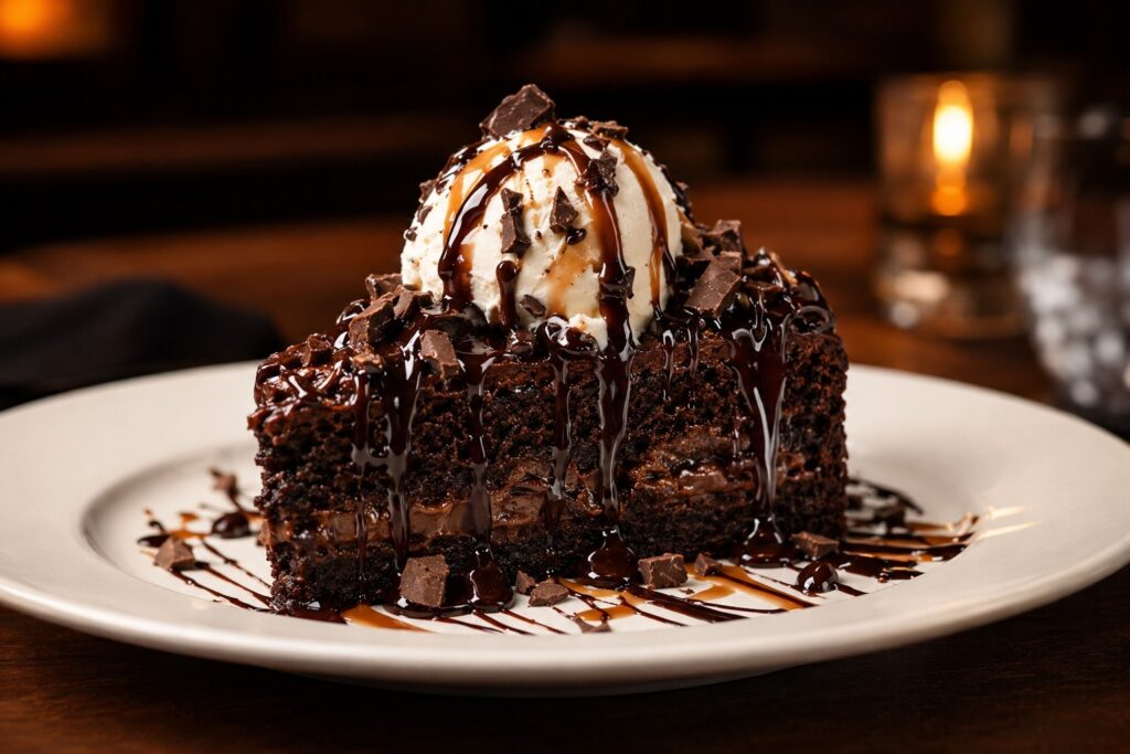 LongHorn Chocolate Stampede dessert with updated 2026 menu