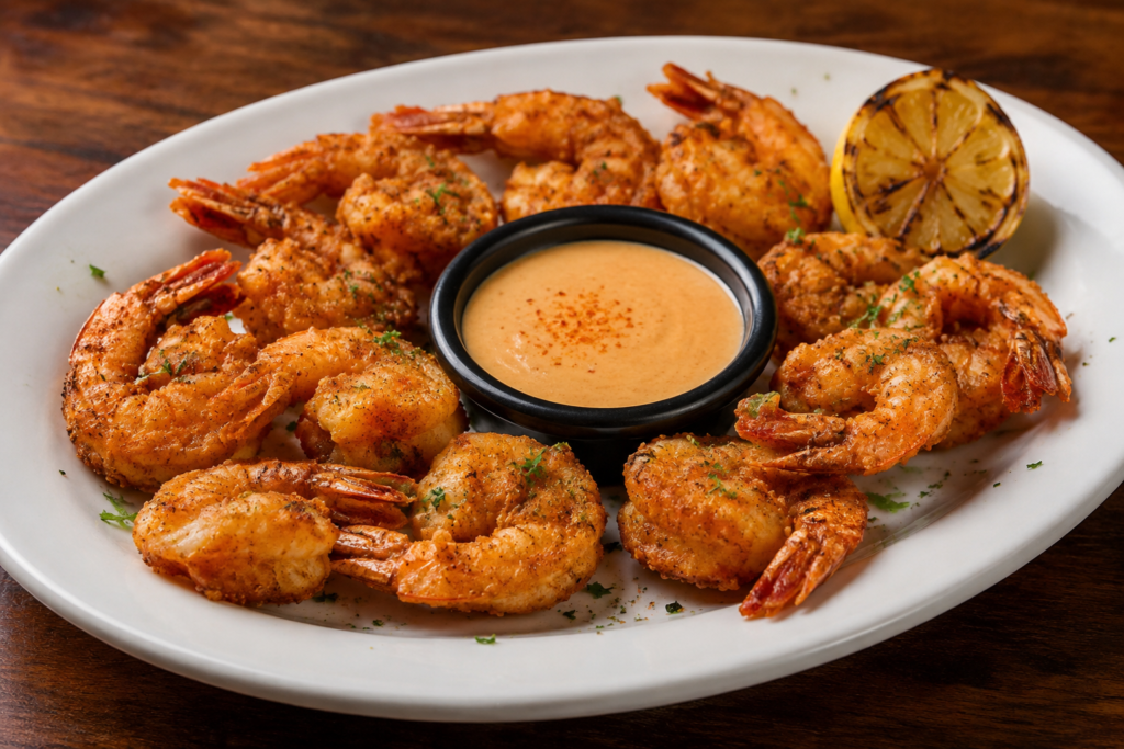 LongHorn Wild West Shrimp appetizer