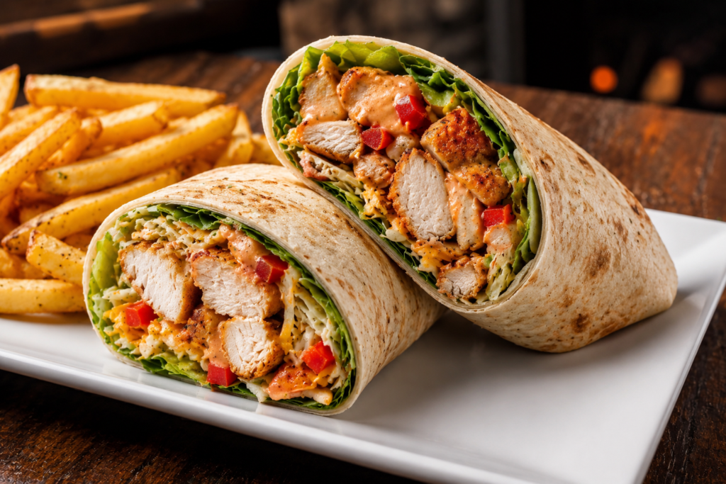 LongHorn Firecracker Chicken Wraps