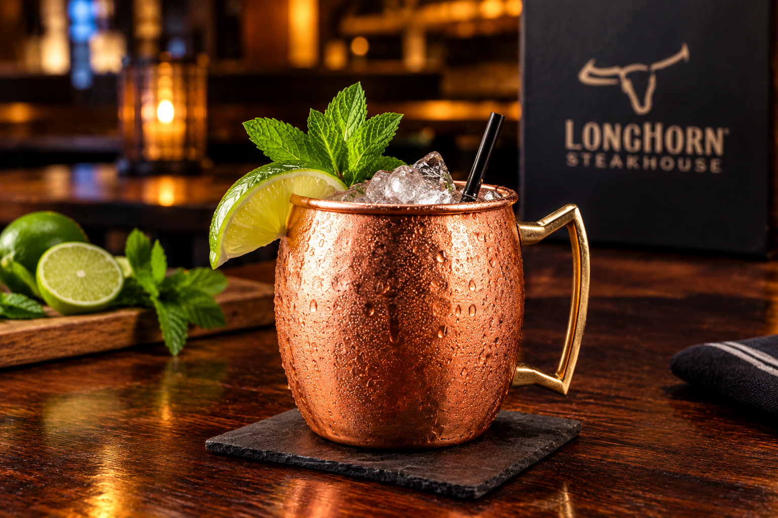 LongHorn Moscow Mule signature drink