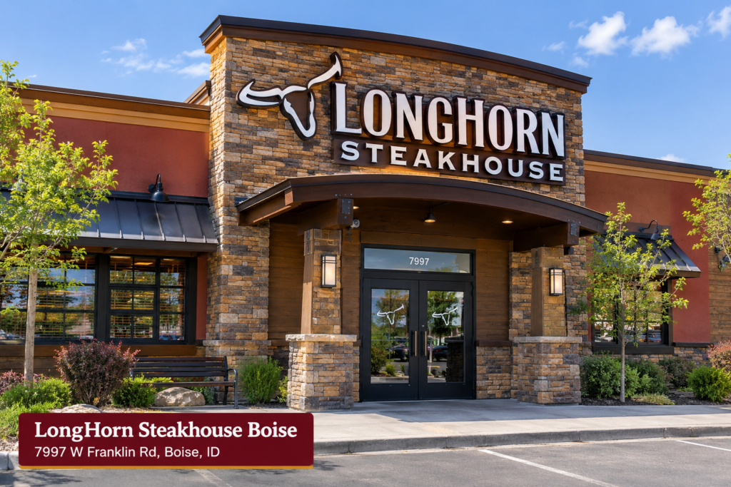 LongHorn Steakhouse Boise exterior at 7997 W Franklin Rd