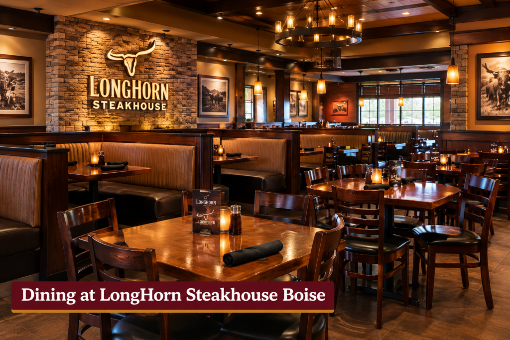 LongHorn Steakhouse Boise dining room interior